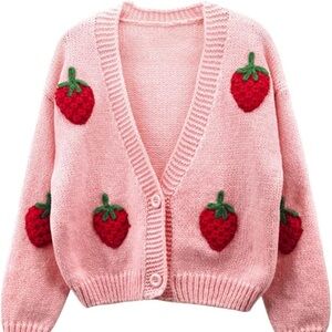 Strawberry cardigan